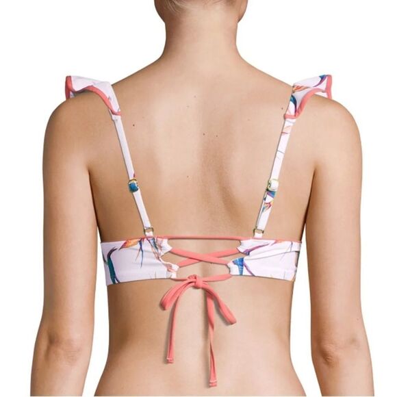 New with Tags Time & Tru Birds of Paradise Bikini Top Size Small (4/6) - Picture 3 of 7